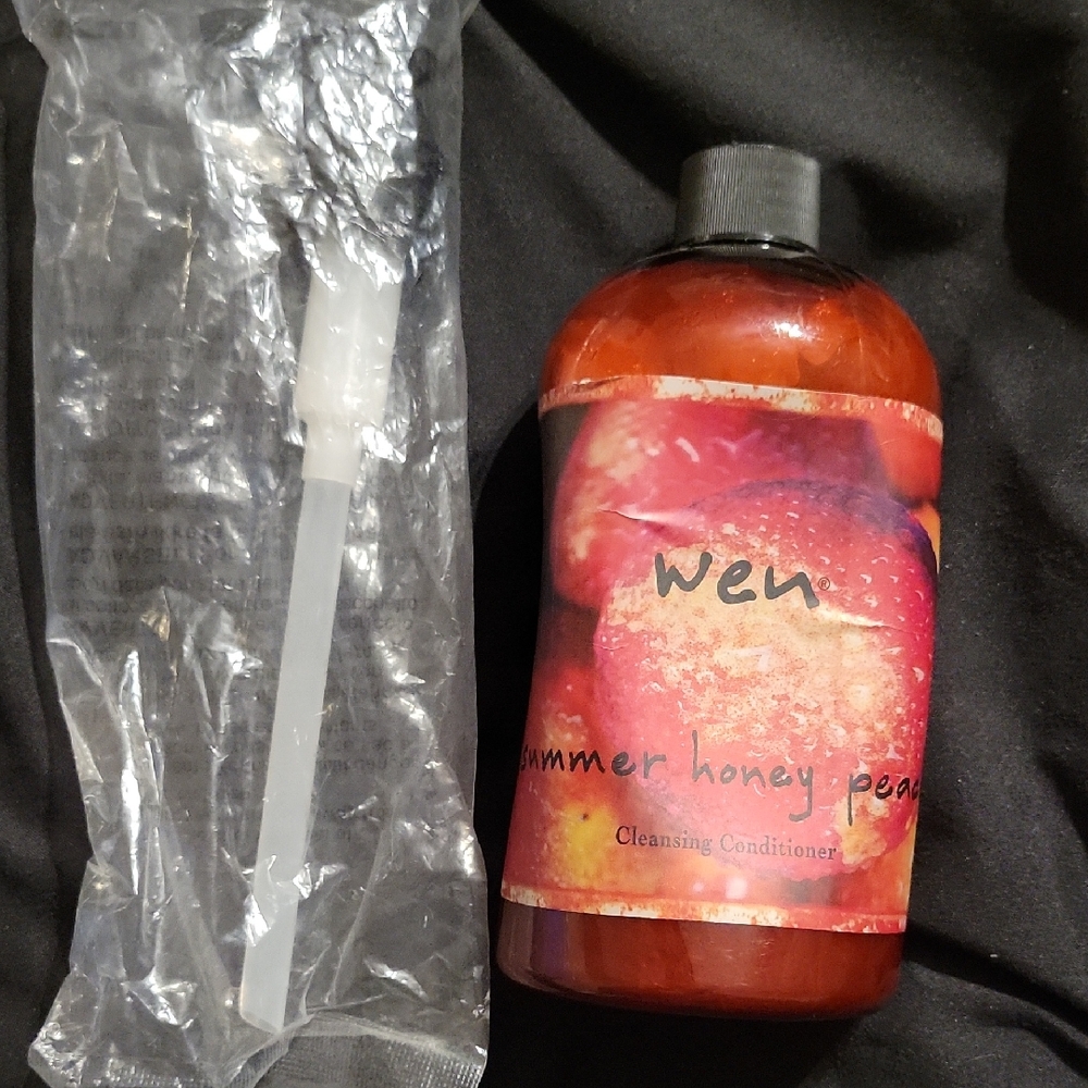 WEN Summer Honey Peach Cleansing Conditioner with Pump 16 fl oz